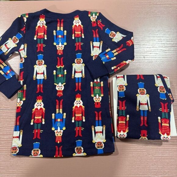 New Janie & Jack Good Night Pajama in Nut Cracker 12-18M - Picture 2 of 6